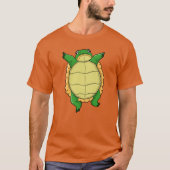 T-shirt Tortue heureuse (Devant)