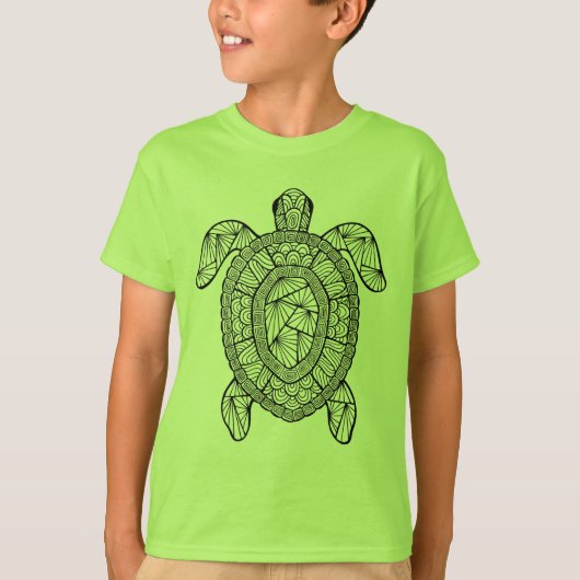 T-shirt Tortue inspirée (Devant)