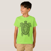 T-shirt Tortue inspirée (Devant entier)