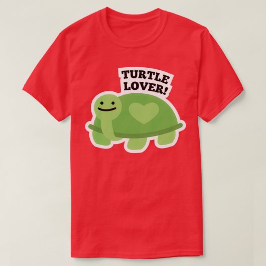 T-shirt Tortue Lover (Design devant)