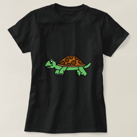 T-shirt Tortue lustrée (Design devant)