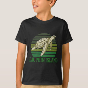 T-shirt Tortue marine de l'île Dauphin