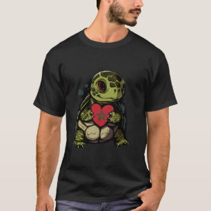 T-shirt Tortue Marocaine Fierté Maroc Drapeau Racines Maro