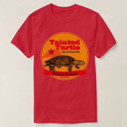 T-shirt Tortue McConnell brassant Kentucky T (Design devant)