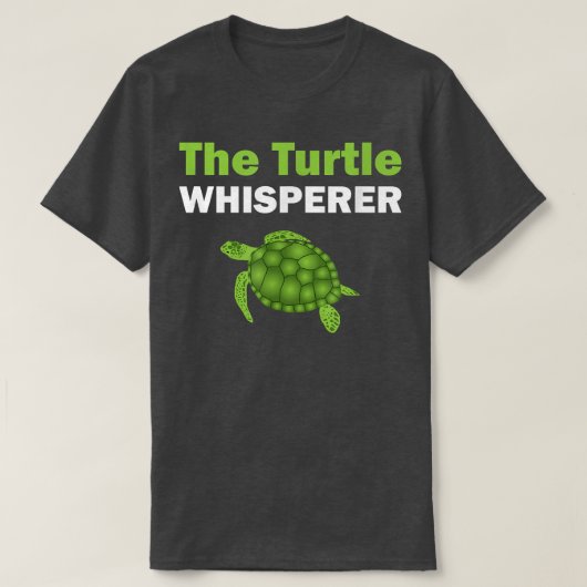 T-shirt Tortue mignonne à Whisperer (Design devant)