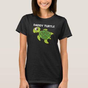T-shirt Tortue mignonne pour hommes papa tortue de mer Rep