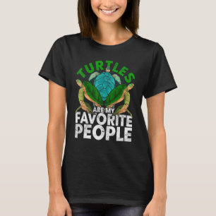 T-shirt Tortue mûre d'animal marin Propriétaire d'animal m