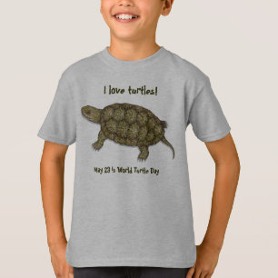 T-shirt Tortue occidentale d'étang