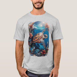 T-shirt Tortue Océan