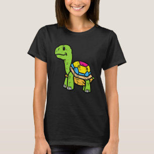 T-shirt Tortue Pansexual Turtle Cool Lgbt Pride Rainbow