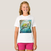 T-shirt Tortue peinte (Devant entier)