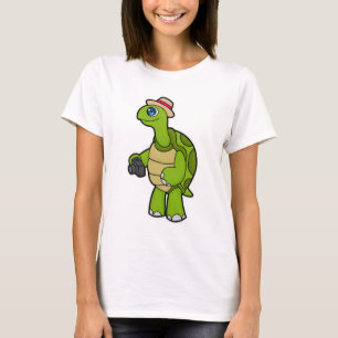 T-shirt Tortue photographe avec caméra