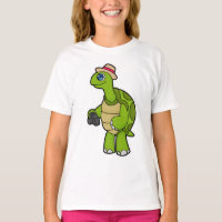 Tortue photographe avec caméra