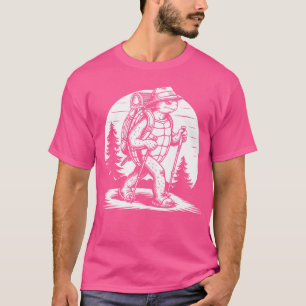 T-shirt Tortue Randonnée vintage - Amusante Randonnée Forê