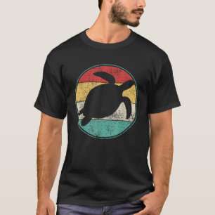 T-shirt Tortue Rétro Vintage Tortue Marine B