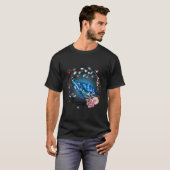 T-shirt Tortue Sassy Océan Créature Océan (Devant entier)