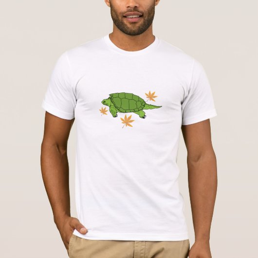 T-shirt tortue serpent (Devant)