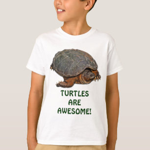 T-shirt Tortue serpentine Terrapin-lover Cadeau