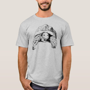T-shirt Tortue stimulée africaine de tortue de Sulcata