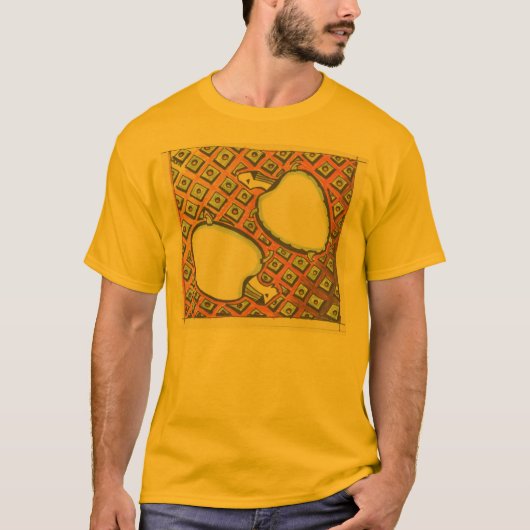 T-shirt Tortue T d'or (Devant)