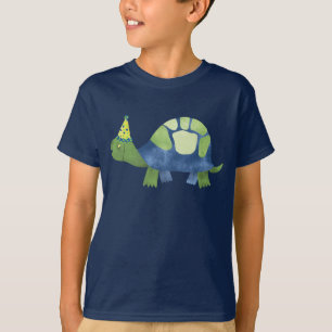 T-shirt Tortue tortue Chemise de fête d'anniversaire