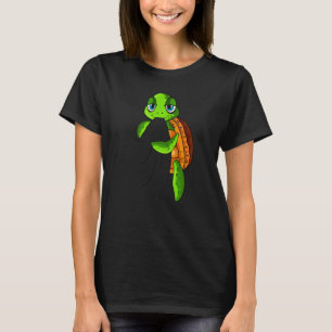 T-shirt Tortue Tortue de mer Animal Femmes Filles Enfants