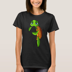 T-shirt Tortue Tortue Mer Animaux Femmes Filles Enfants