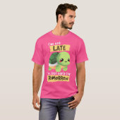 T-shirt Tortue Tôt Pour Demain (Devant entier)