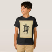 T-shirt TORTUE vintage (Devant entier)