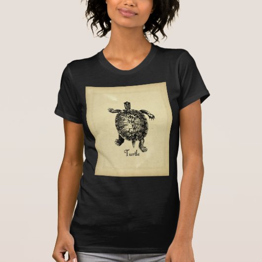 T-shirt TORTUE vintage (Devant)