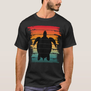 T-SHIRT TORTUE VINTAGE CRÉATURE MARINE REPTILE