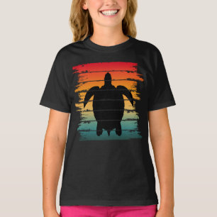 T-SHIRT TORTUE VINTAGE CRÉATURE MARINE REPTILE