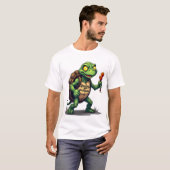 T-shirt Tortue Zombie (Devant entier)