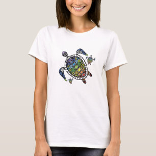 T-shirt Tortues Chakras Colorées