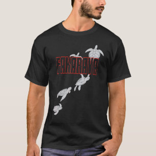 T-shirt Tortues de mer de Fakarava Plongée en scaphandre a