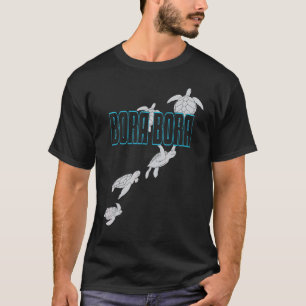 T-shirt Tortues de mer incroyables de Bora Bora en plongée