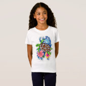 T-Shirt Tortues de mer tropicales (Devant entier)