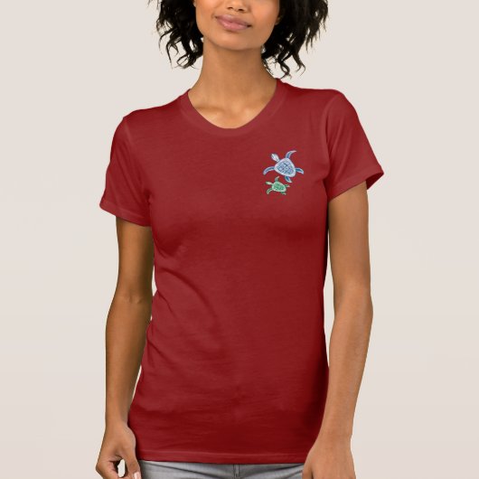 T-shirt Tortues d'Hawaï (Devant)