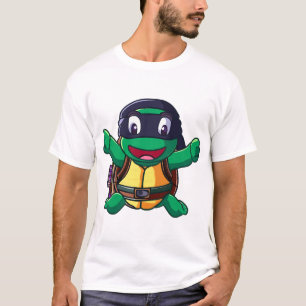 T-shirt Tortues Prêtes pour l'École Enfants
