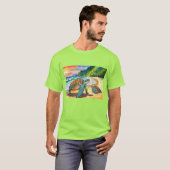 T-shirt Tortugas en la playa (Devant entier)