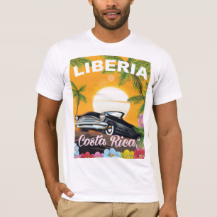 T-shirt Tortuguero, Costa Rica affiche de voyage vintage