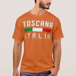 T-shirt Toscane Italie Région italienne Typographie Design