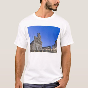 T-shirt Toscane, Lucques, Piazza San Michele à l'aube