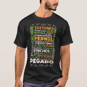 T-shirt Tostones Alcapurria Mofongo Pernil Porto Rico Foo