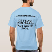 T-shirt Total Bière Pong Long Manche Raglan (Dos)