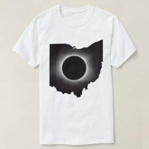 T-shirt total de l'éclipse solaire de l'Ohio 2024