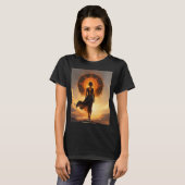 T-shirt Total Déesse Éclipse Solaire Vue Solaire 2 Côtés (Devant entier)