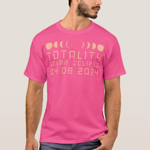 T-shirt Total Éclipse solaire 2024 Astronomie Éclipse sola