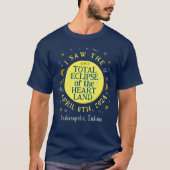 T-shirt Total Éclipse solaire 8 avril 2024 Visualiseur per (Devant)