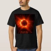 T-shirt Total Éclipse Solaire Ajouter un texte et une date (Devant)